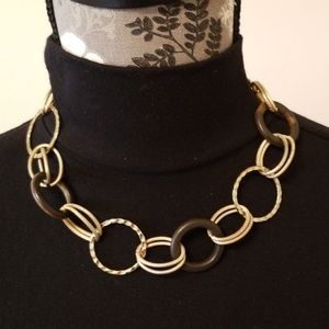 Gold and Brown Necklace